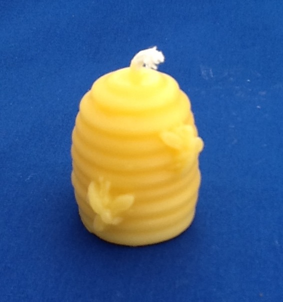BEESWAX CANDLE: SKEP HIVE – Moon's Gold Apiary